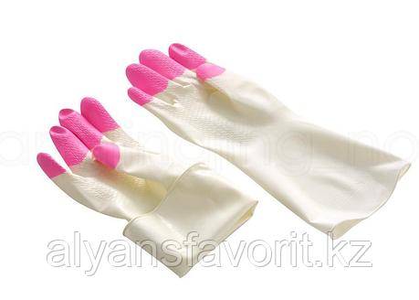 Перчатки гелиевые (гель+резина) белые универсальные, фото 2