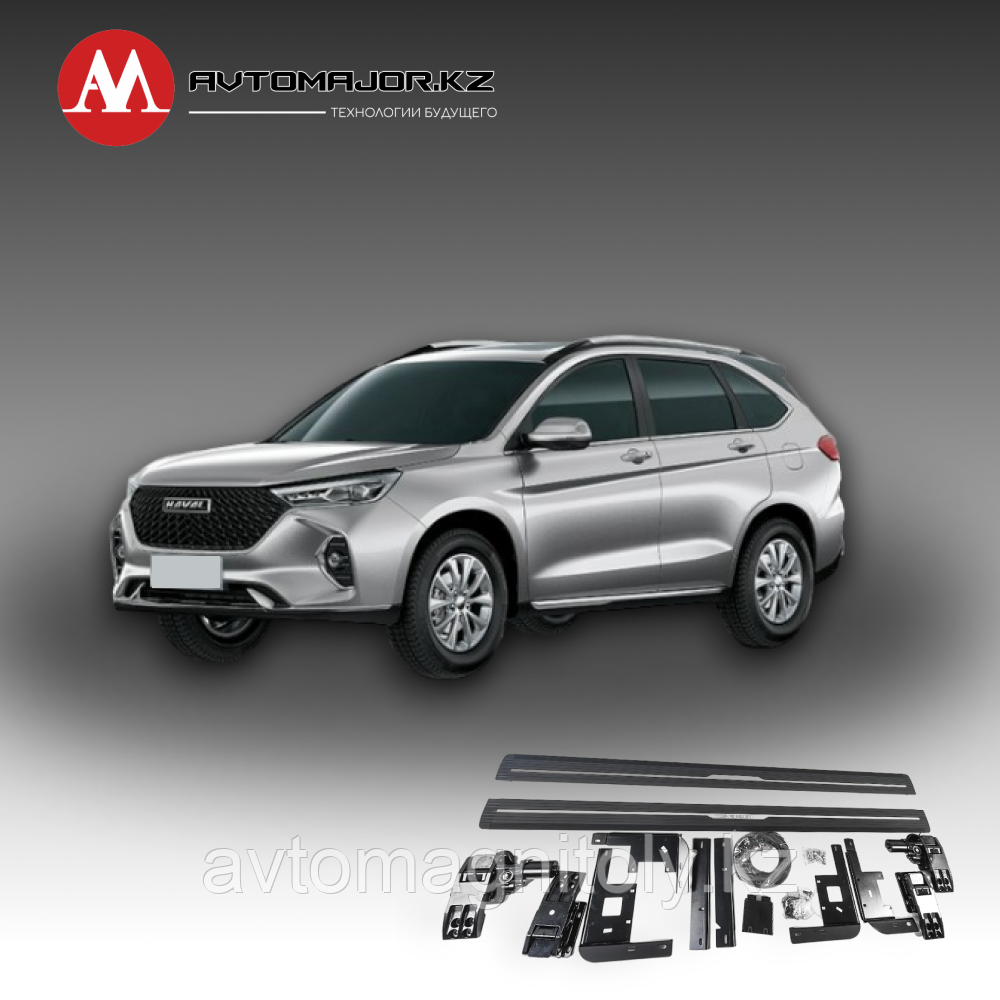 Выдвижные электрические пороги для Haval M6 2023+