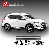 Выдвижные электрические пороги для Nissan X-Trail 2014-2020