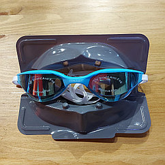 Очки для плавания "Conquest" в футляре. Swim goggles. Плавательные очки в бассейн. Unisex. Для купания.