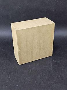 Коробка пенал внешний размер 15*15*7см крафт(13*13*7)внутренний размер