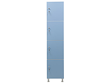 Шкаф для раздевалок WL 14-40 голубой/белый, фото 3