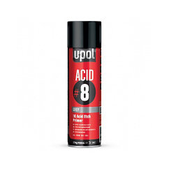 Грунт спрей U-POL ACID#8 450мл протравливающий серый