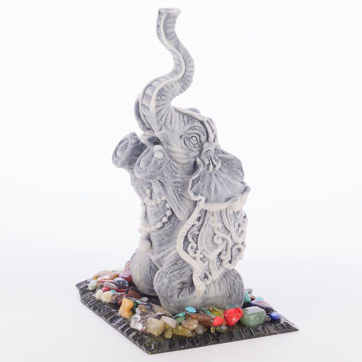 Сувенир "Слон с четками" из мрамолита 118997 - фото 2 - id-p112494494