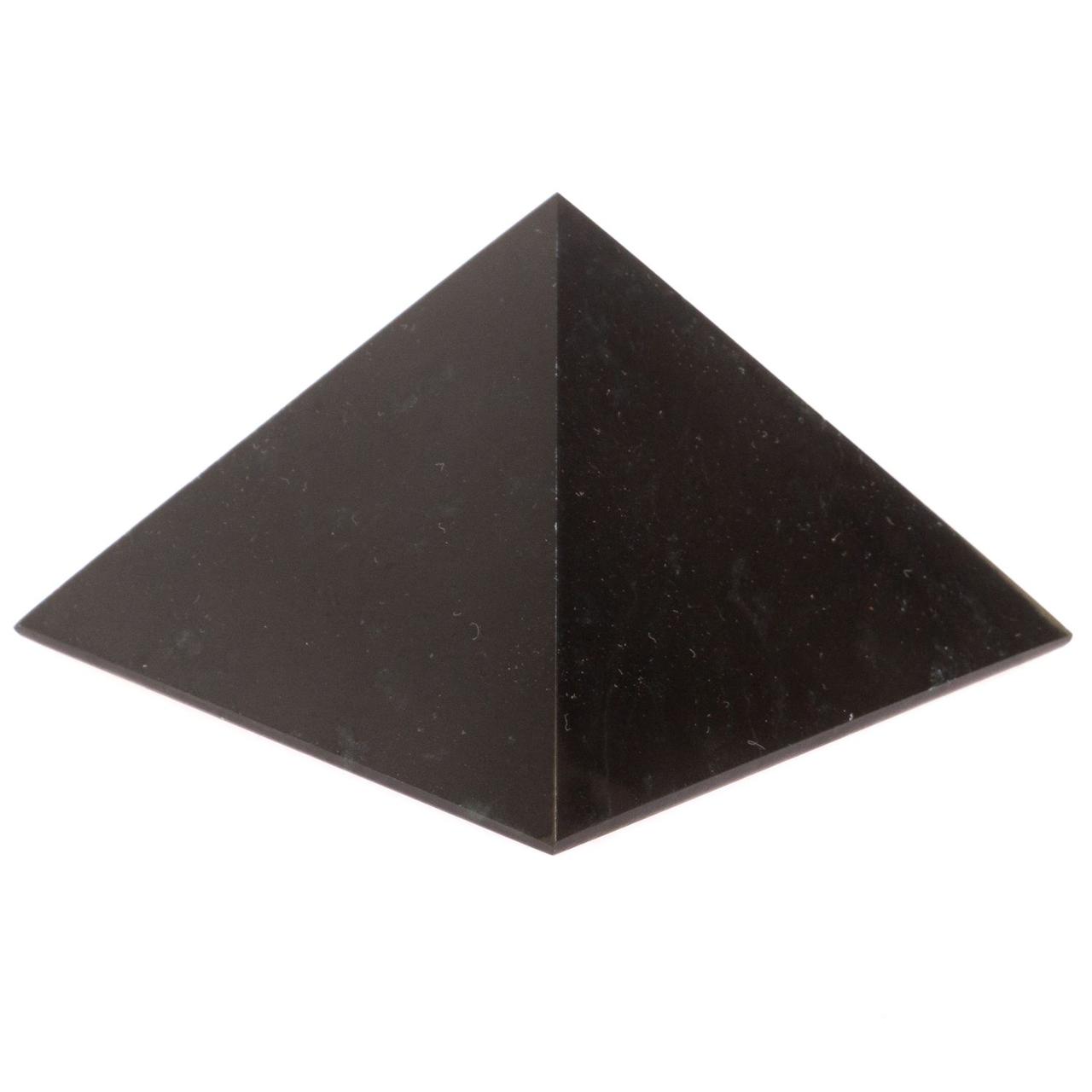 Пирамида из черного змеевика 9,5х9,5х8 см 126353 - фото 1 - id-p112495751