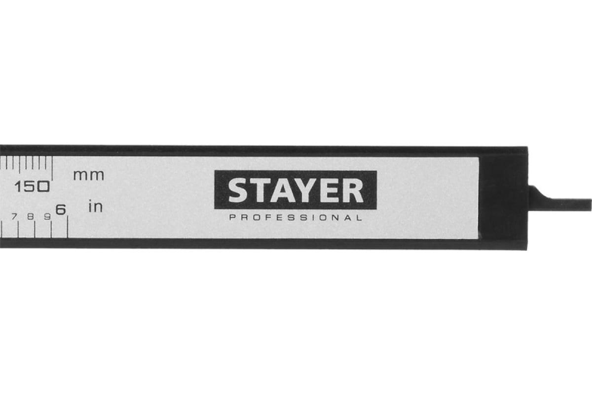 Электронный штангенциркуль STAYER шаг измерения 0,1, 150мм 34411-150 - фото 3 - id-p112495220