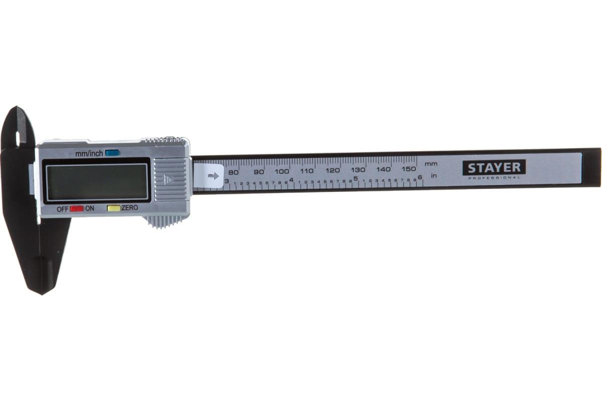 Электронный штангенциркуль STAYER шаг измерения 0,1, 150мм 34411-150 - фото 6 - id-p112495220