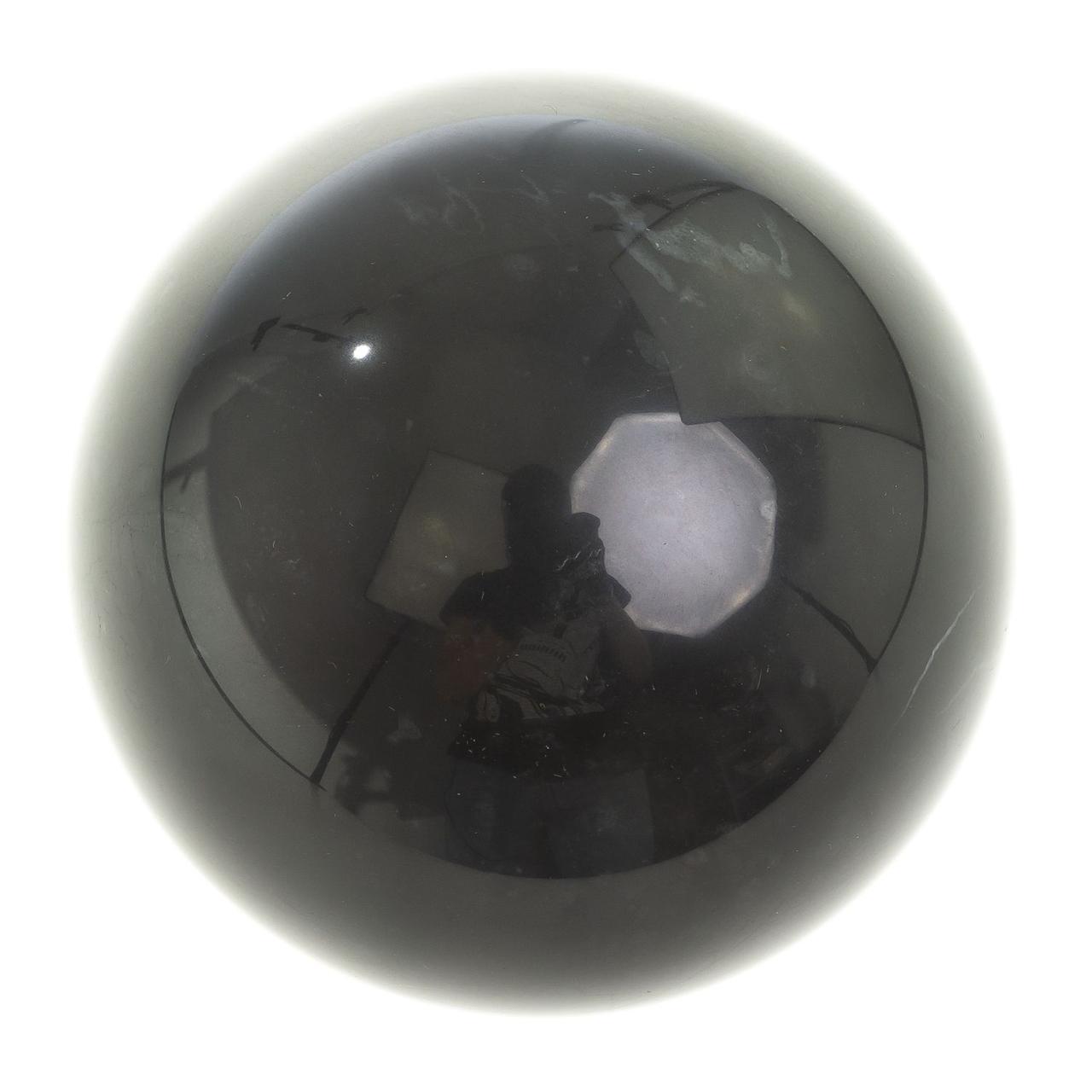 Шар из черного мрамора 10 см 123594 - фото 1 - id-p99284960