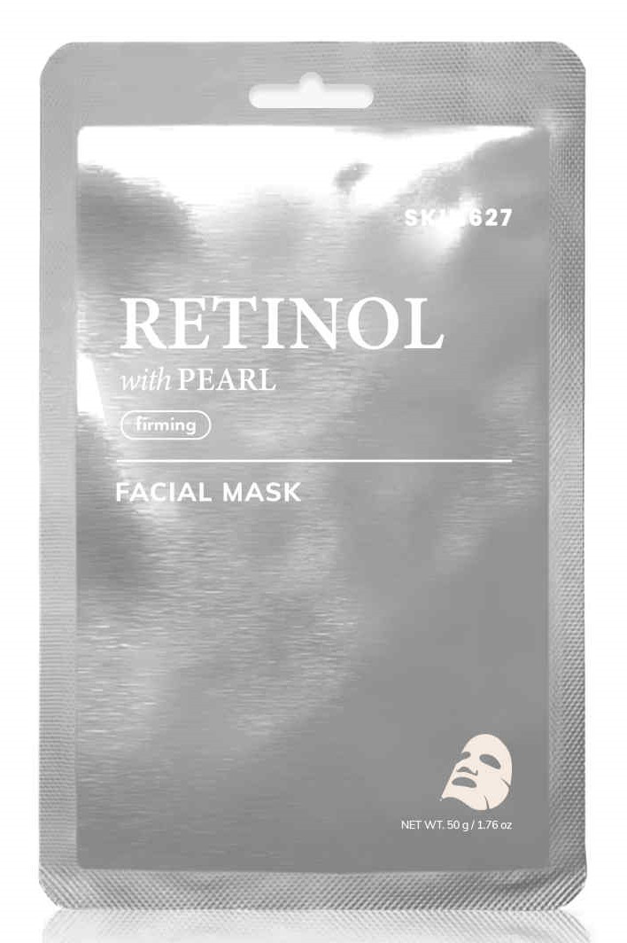 Маска тканевая для лица SKIN627 RETINOL with PEARL SHEET MASK Ретинол и Жемчуг