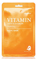 Маска тканевая для лица SKIN627 VITAMIN with NIACINAMIDE SHEET MASK Витамин и Ниацинамид