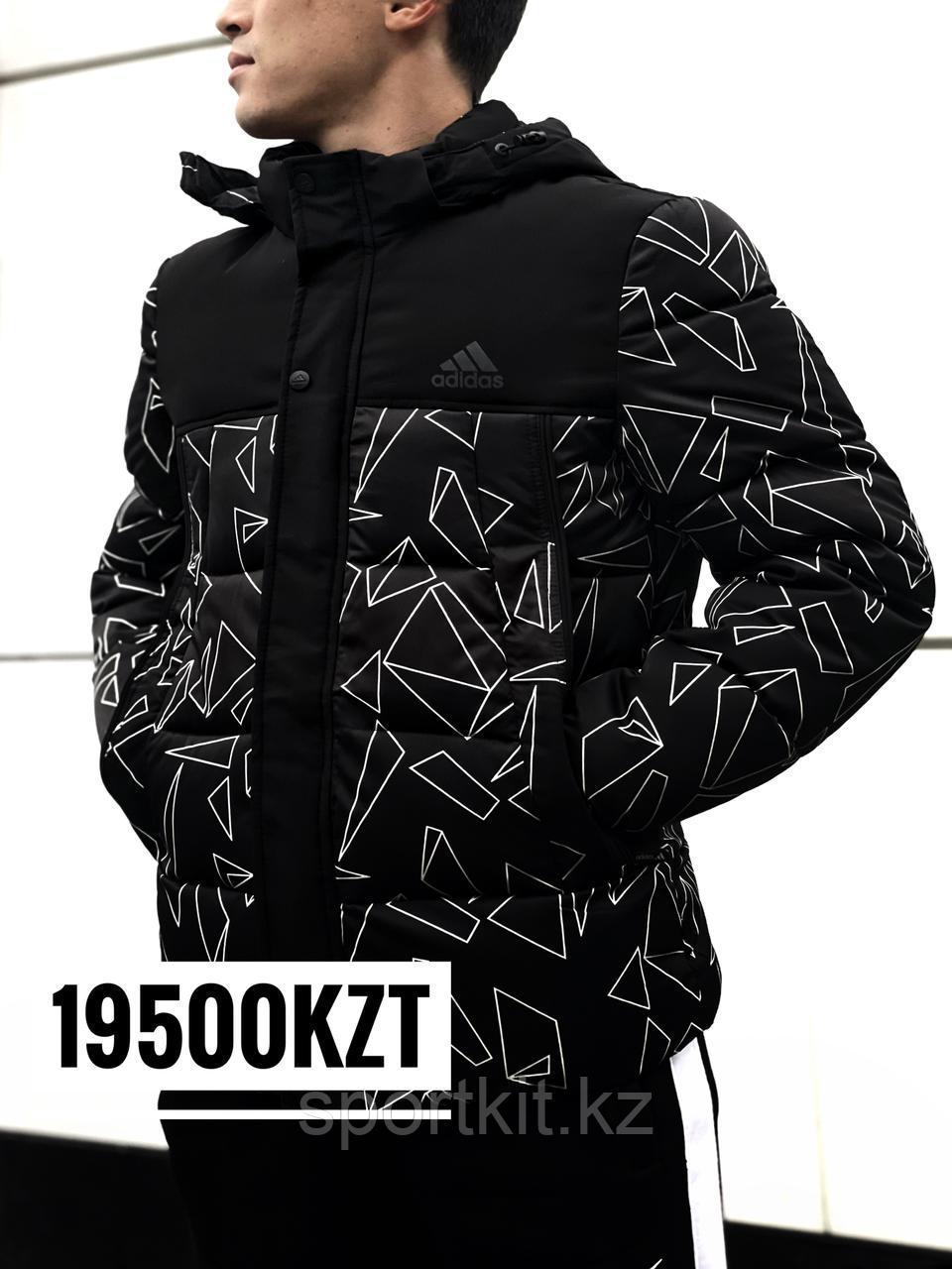 Куртка Adidas чер узор 5361