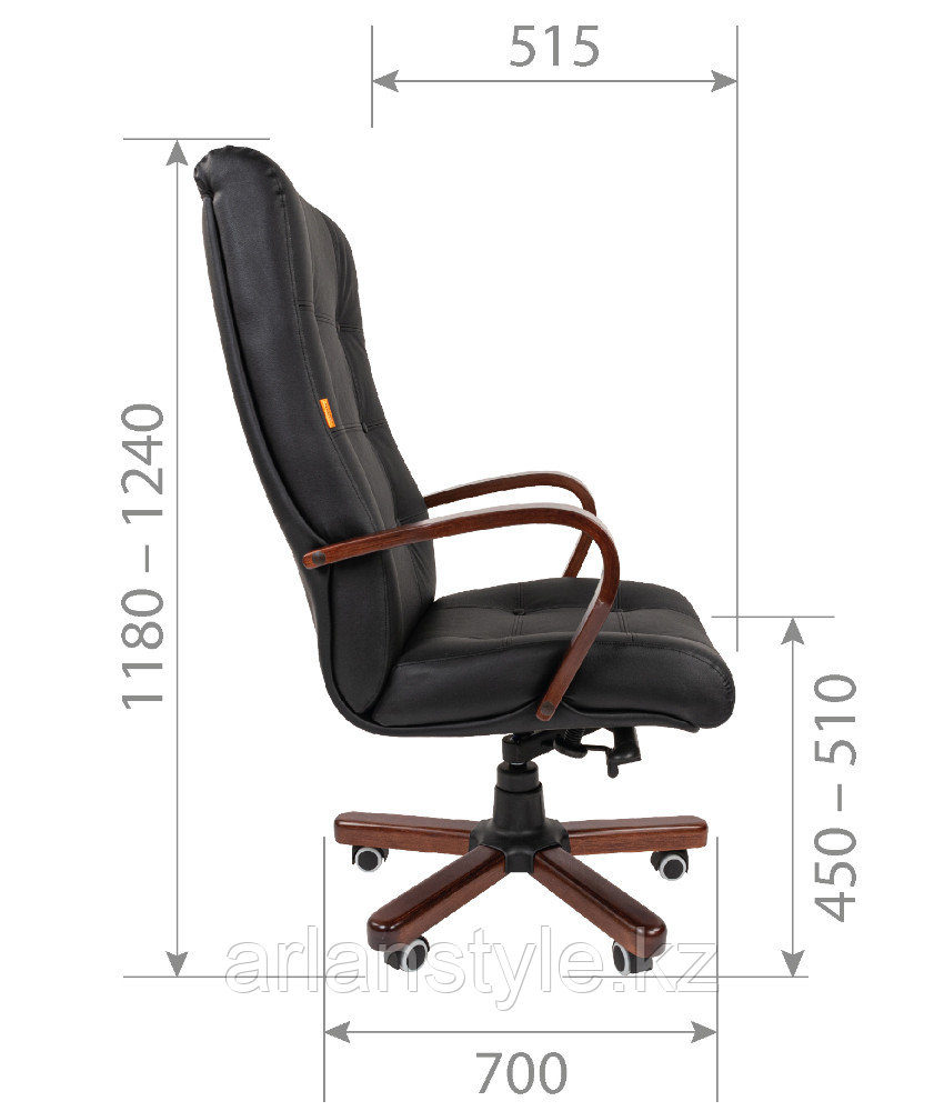 Кресло для руководителя Chairman 424WD - фото 5 - id-p112496941