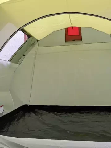 Палатка четырехместная с тамбуром и навесом JOVIAL {90+90+220} x 240 x h180 см - фото 5 - id-p112497402