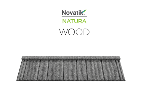 Композитная черепица Novatik Natura Wood Graphite Grey - фото 2 - id-p110987724