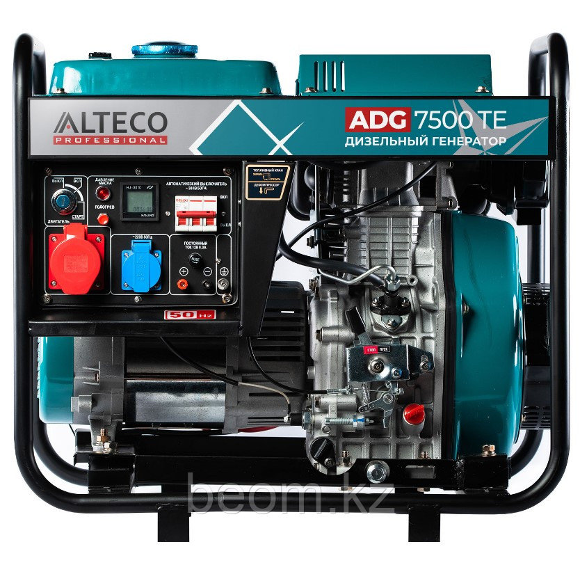 Дизельный генератор ALTECO ADG 7500 TE / 5кВт / 220; 380В - фото 2 - id-p112497852