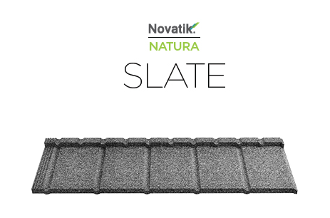 Композитная черепица Novatik Natura Slate Graphite Grey - фото 2 - id-p110987738