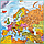 Политическая карта мира настенная 101х70см (Интерактивная), фото 2