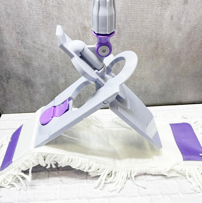 Швабра складная для мытья полов складная 55 см фиолетовая - фото 10 - id-p112512527