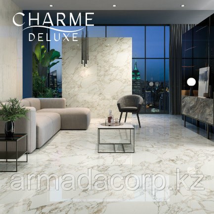 Charme deluxe(Шарм Делюкс) X2 бескомпромиссный стиль керамогранита под мрамор