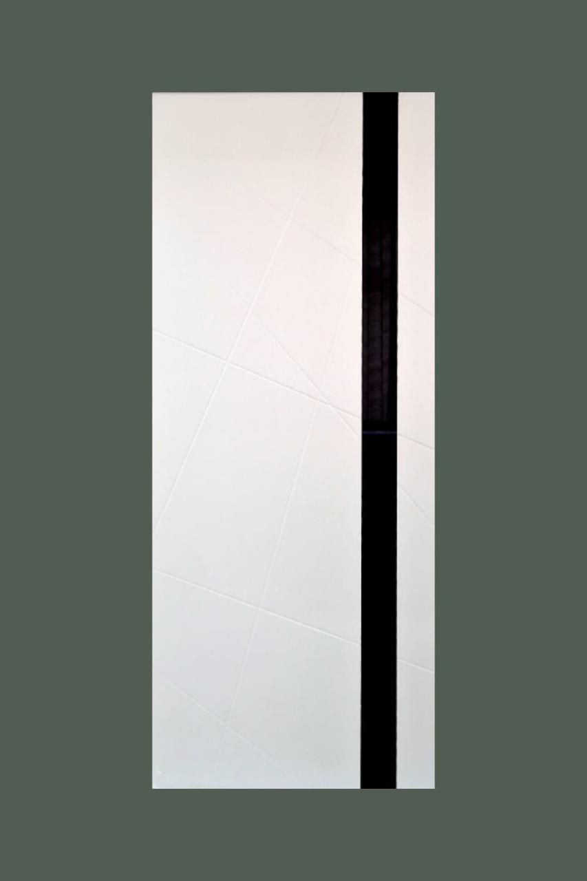 Межкомнатная остекленная дверь «Тоскана» белый софт, черное стекло - фото 2 - id-p112521097