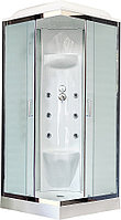 Гидромассажы бар душ кабинасы Royal Bath RB90HP7-WC-CH 90х90 см