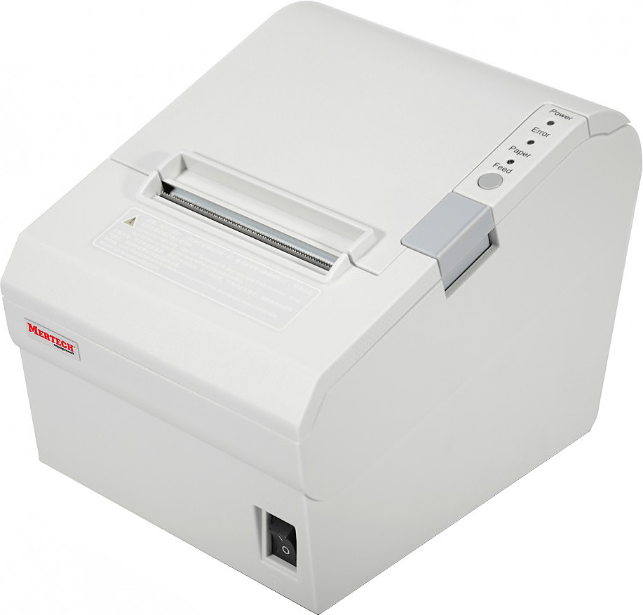 Принтер чековый Mertech MPRINT G80 RS232-USB, Ethernet White - фото 1 - id-p112248734