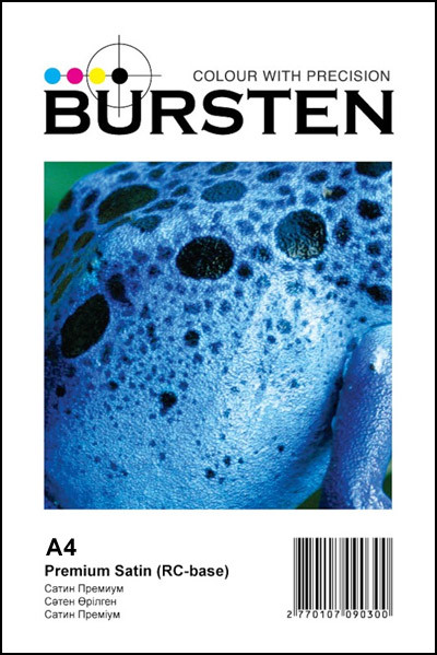 Фотобумага A4, 260g, BURSTEN 260,  Сатин, (50 листов)
