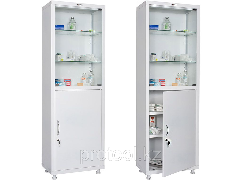 Мебель медицинская для оборудования кабинетов и палат: Шкаф МД 1 1760/SG - фото 2 - id-p112521554