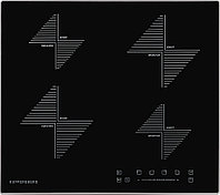 Варочная панель Kuppersberg ICS 608 индукционная, черная и рамкой из нержавеющей стали