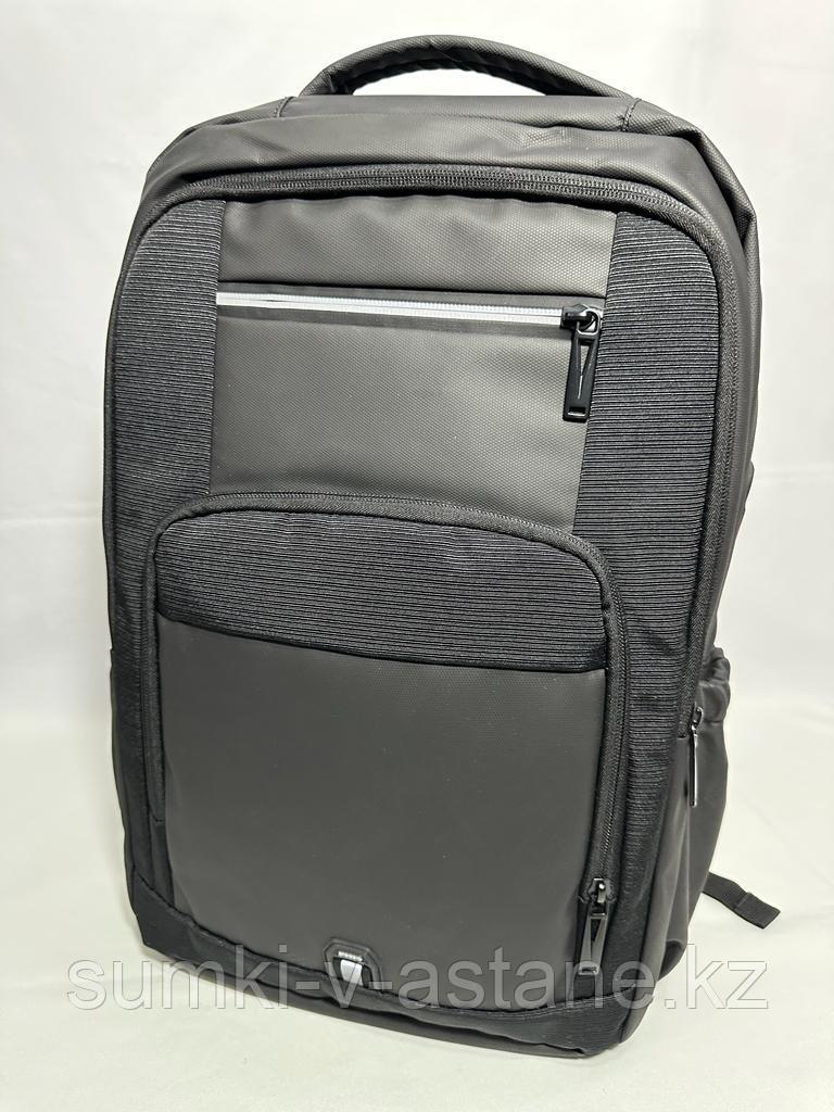 Деловой мужской рюкзак "Classic", с отделом под ноутбук. Высота 48 см, ширина 30 см, глубина 14 см. - фото 3 - id-p112521696