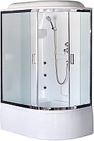 Душевая кабина с гидромассажем Royal Bath RB8120BK2-M-CH-L левая 120х80 см