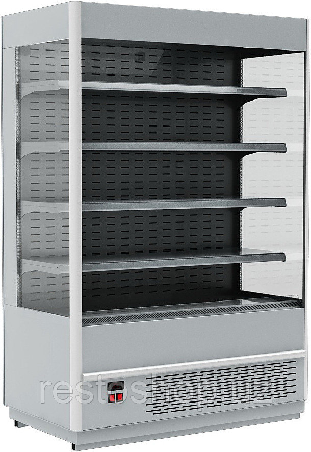 Горка холодильная Carboma FC 20-07 VM 1,0-2 9006-9005 (ночная шторка) - фото 1 - id-p112335993