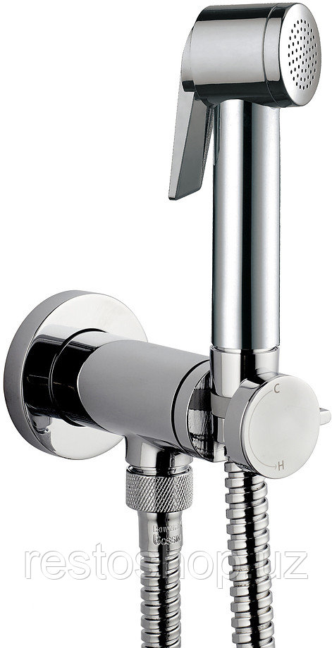 Гигиенический душ со смесителем Bossini Paloma Flat Mixer Set E37011B.030 - фото 1 - id-p112324025
