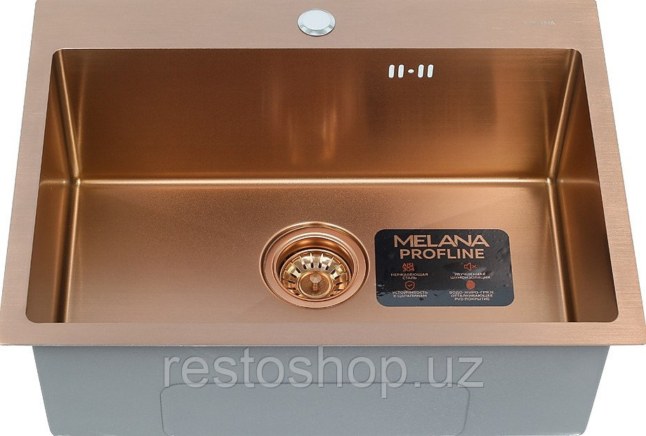 Кухонная мойка MELANA 6045 ProfLine D6045HC бронза - фото 1 - id-p112325116