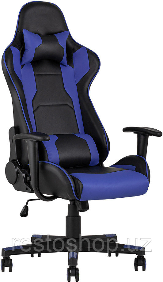 Кресло игровое TopChairs Diablo синее - фото 1 - id-p112343962