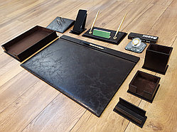 Business "Chocolate" Desk Set 12-предметов, коричневый