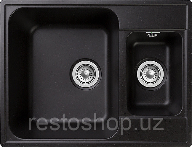 Кухонная мойка GranFest Quarz GF-Z09 черный - фото 1 - id-p112309965