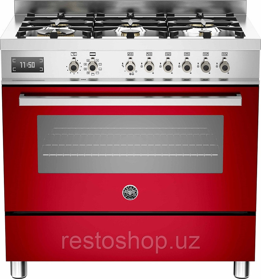 Варочный центр Bertazzoni PRO906MFESROT красный - фото 1 - id-p112305148