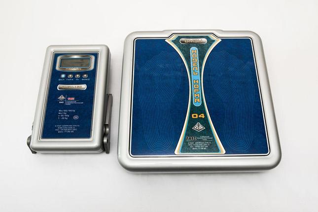 Весы напольные медицинские электронные ВМЭН-200-50/100-Д1-А с БПС ...