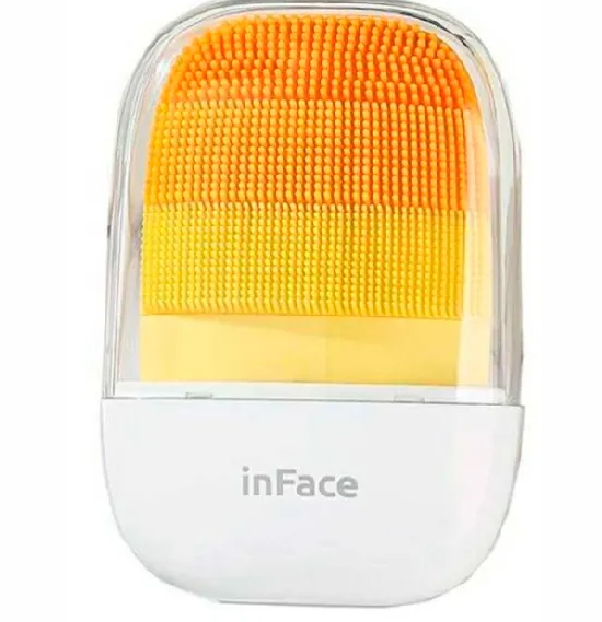 Щетка для чистки лица Xiaomi inFace Sonic Facial Device MS2000 оранжевый - фото 2 - id-p112524690