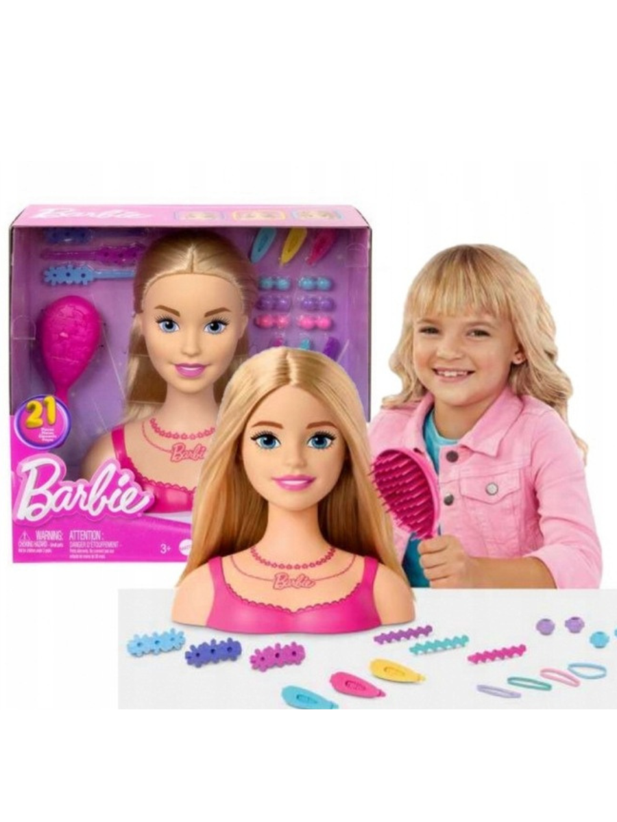 BARBIE ГОЛОВКА ДЛЯ УКЛАДКИ БЛОНДИНКА