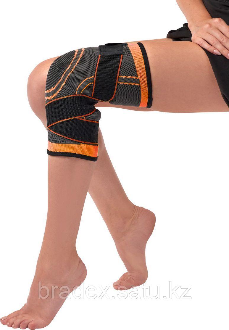 Суппорт колена с утяжкой Bradex, оранжевый - фото 1 - id-p112525023