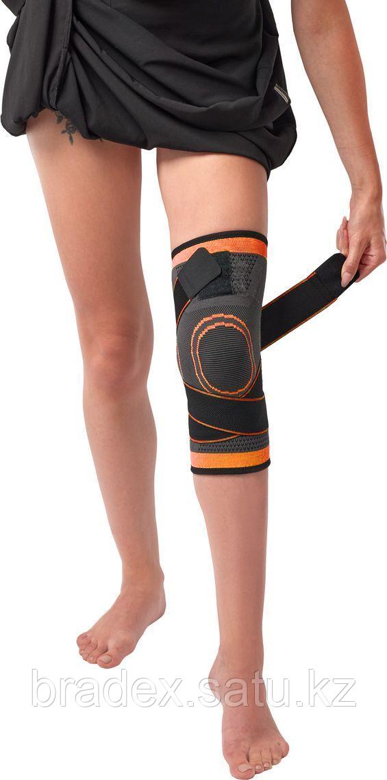 Суппорт колена с утяжкой Bradex, оранжевый - фото 3 - id-p112525023