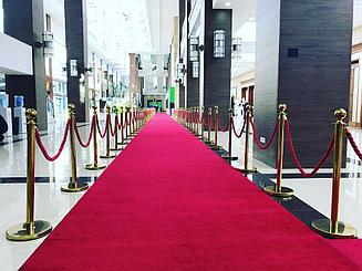 Аренда стоек с канатом (лентой) и световые тоннели для Вашего торжества в Алматы