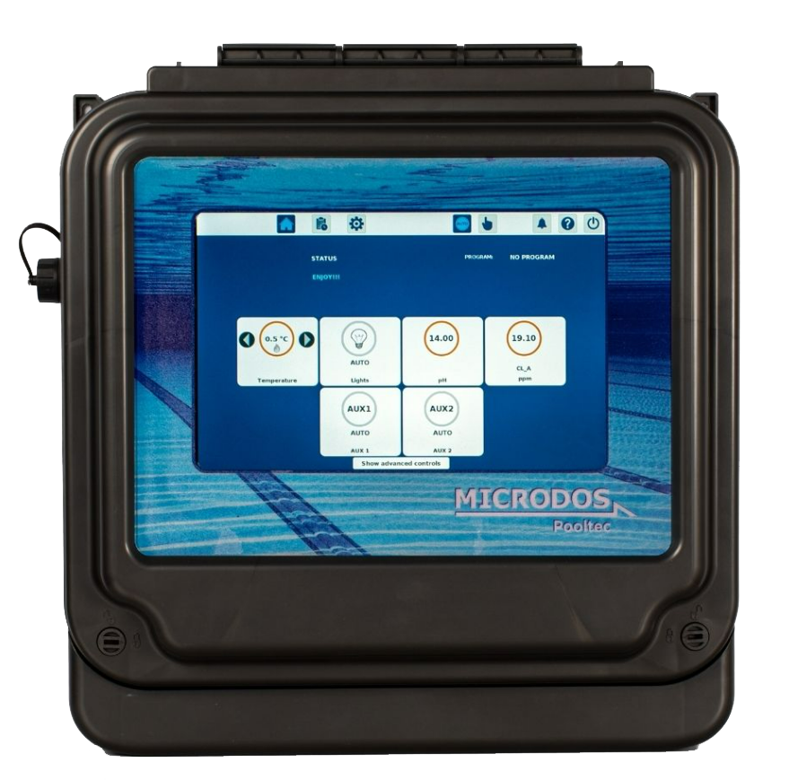 Многофункциональный контроллер для бассейна Microdos Pooltec