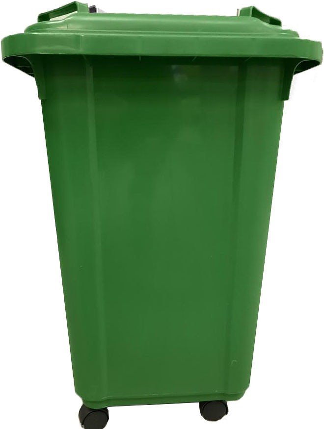 Бак мусорный NORMA 60л с крышкой и логотипом - фото 1 - id-p112530816