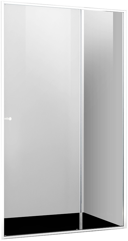 Дверь душевая Wasserkraft Rhin 44S13 110х200 см, в нишу, раздвижная, белый профиль - фото 1 - id-p112529041