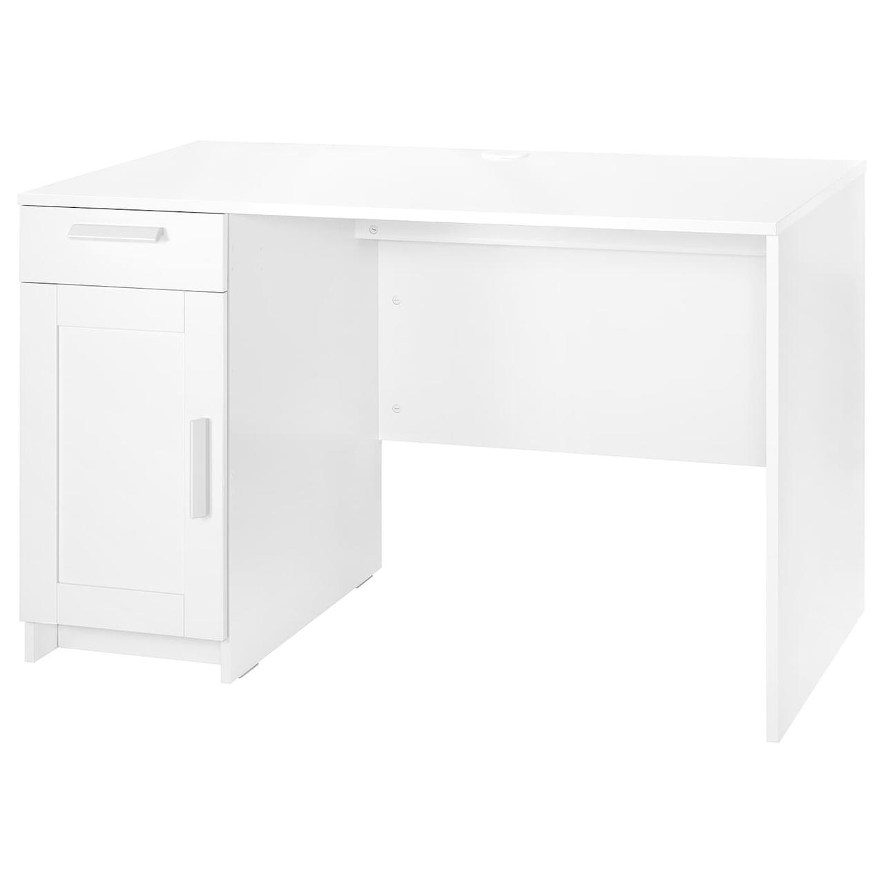 Стол письменный БРИМНЭС, 120х65 см, белый, фото 1