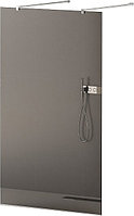 Перегородка душевая CEZARES LIBERTA-L-2-90-120-GR-Cr 90х195 см, стекло графит, профиль хром, кронштейн 120 см