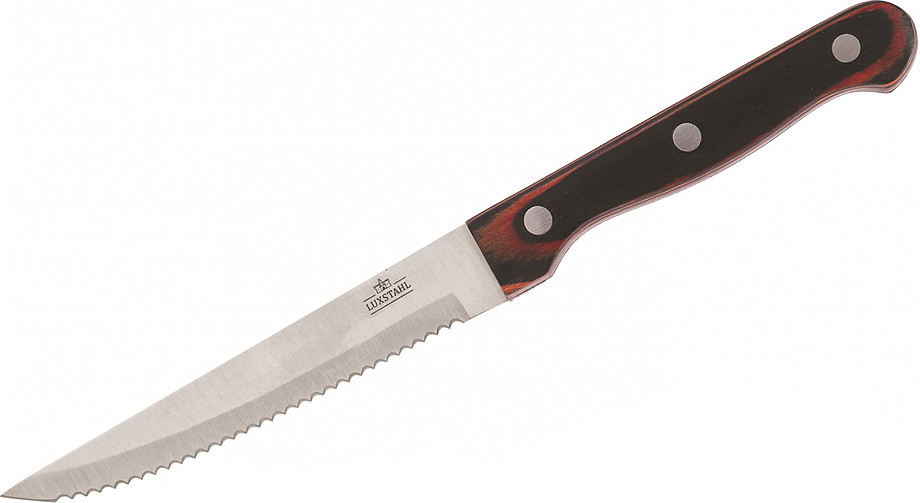 Нож для стейка Luxstahl Redwood 115 мм - фото 1 - id-p112544345